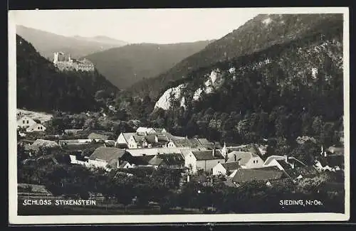 AK Ternitz, Sieding mit dem Schloss Stixenstein