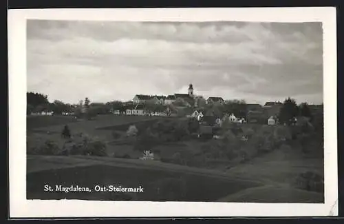AK St. Magdalena am Lemberg, Ortsansicht aus der Ferne