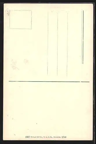 AK Zell am See, Partie am Marktplatz