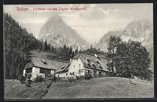 AK Radmer, Gasthaus Forsthaus mit dem Lugauer