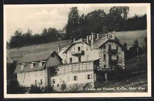 AK St. Corona am Wechsel, Hotel Wien