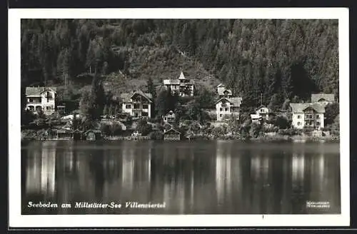 AK Seeboden am Millstättersee, Villenviertel