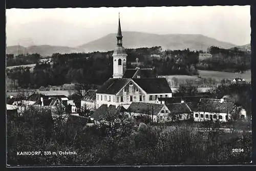 AK Kaindorf /Stmk., Teilansicht mit Kirche