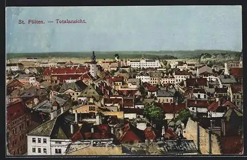 AK St. Pölten, Blick über die Dächer