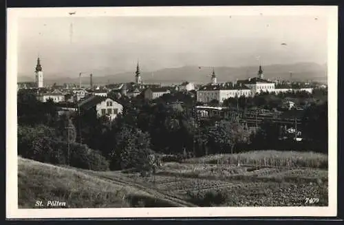 AK St. Pölten, Teilansicht mit Feld