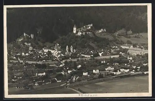 AK Friesach, Totalansicht v. Osten aus