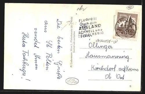 AK St. Pölten,  Platz mit Rathaus