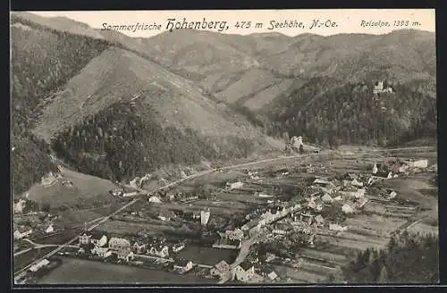 AK Hohenberg /N.Ö., Ortsansicht mit Reisalpe