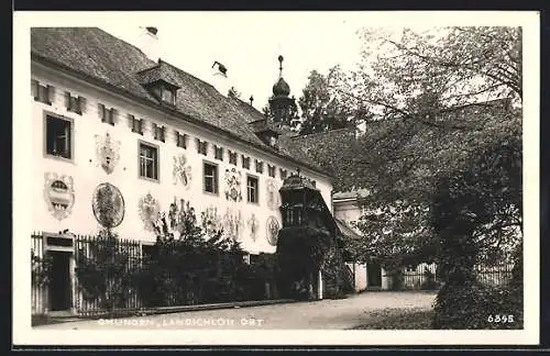 AK Gmunden, Landschloss Ort