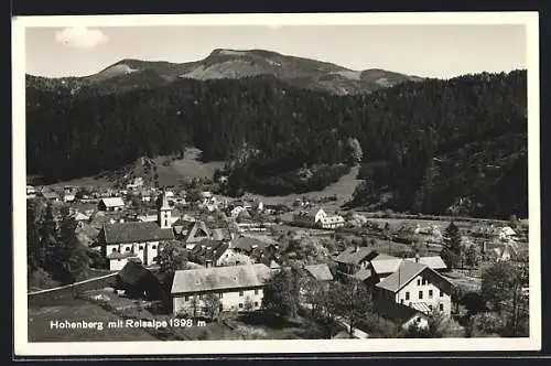 AK Hohenberg, Ortsansicht mit Reisalpe