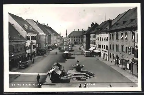 AK St. Veit a. d. Glan, Marktplatz