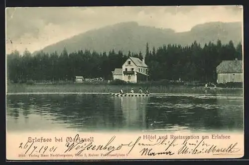 AK Erlafsee b. Mariazell, Hotel und Restauration am Erlafsee