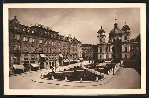 AK Salzburg, Am Makartplatz, Bristol Hotel