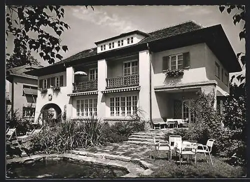 AK Salzburg, Dr. Wührers Haus Gastein, Garten