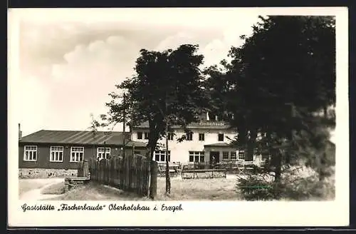 AK Oberholzhau im Erzgeb., Gaststätte Fischerbaude