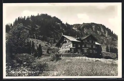 AK Schrattenwang, Alpenhotel Schönblick