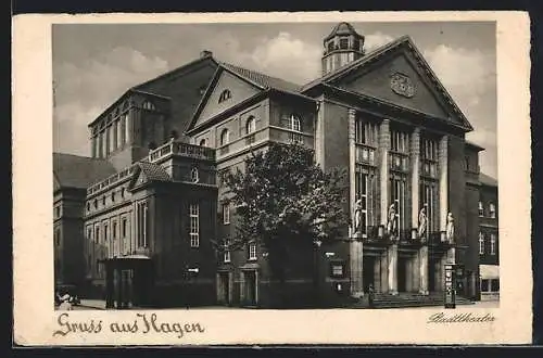 AK Hagen / Westfalen, Stadttheater