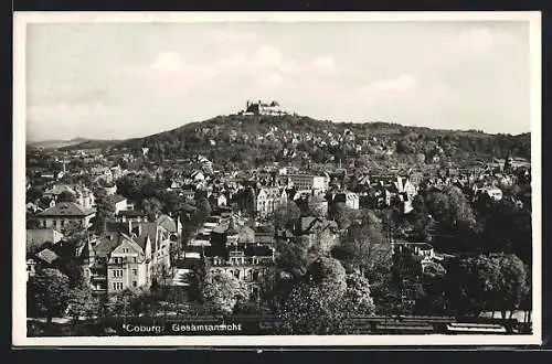 AK Coburg, Gesamtansicht mit Veste