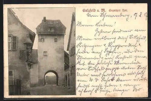 AK Sulzfeld a. M., Am Segnitzer Tor