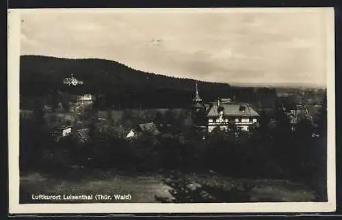 AK Luisenthal /Th., Lotters Gasthaus Luisenthal W. Schindler mit Umgebung aus der Vogelschau