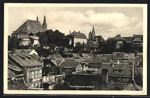 AK Nordhausen, Blick über die Dächer