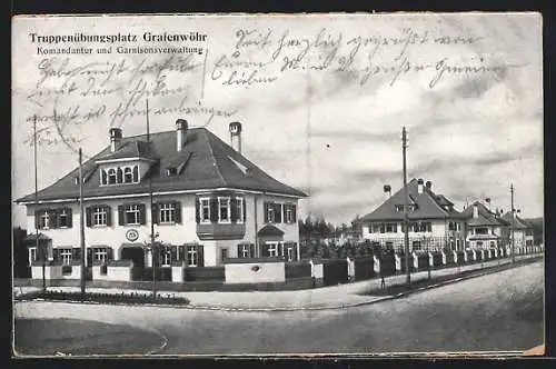 AK Grafenwöhr, Truppenübungsplatz, Kommandantur und Garnisonverwaltung