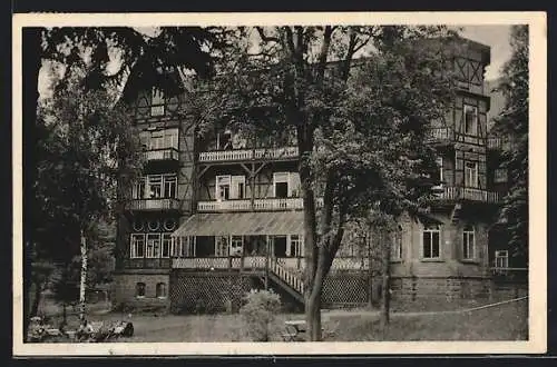 AK Bad Berka /Ilm, Hotel Wilhelmsburg