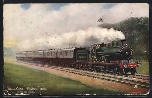 AK Eisenbahn, Manchester Express near Harrow