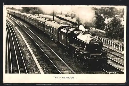 AK Englische Eisenbahn The Midlander mit der No. 45688