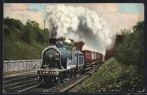 AK Englische Eisenbahn Caledonian Express