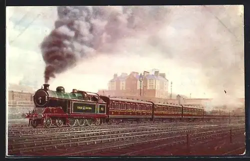 AK GCR Harrow Train leaving Marylebone