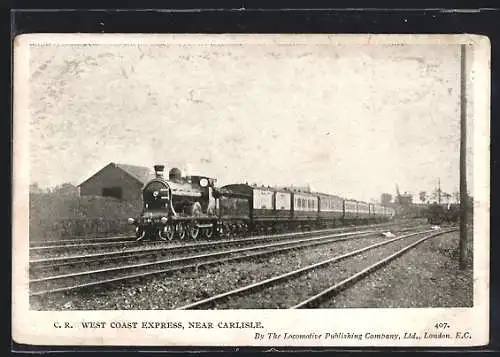 AK Carlisle, C. R. West Coast Express, englische Eisenbahn
