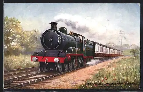 AK Sheffield and Manchester Express, Great Central Rly., englische Eisenbahn
