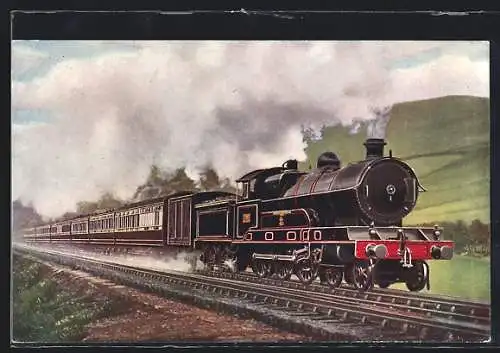 AK Tebay, Englische Eisenbahn der L. N. W. R Euston to Glasgow