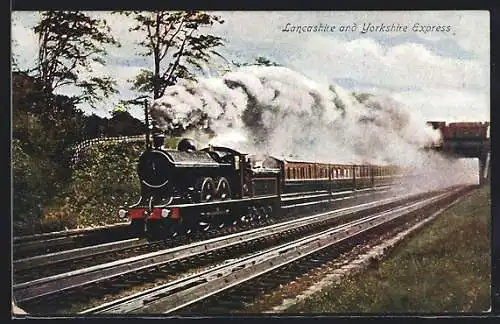 AK Lancashire and Yorkshire Express, Englische Eisenbahn