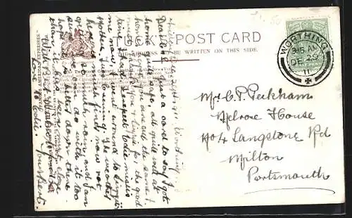 AK Twentieth Century, Limited, Eisenbahn unter Dampf an Wasser