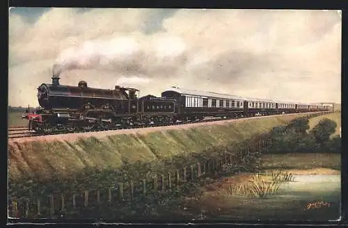 AK Englische Eisenbahn der L. B. & S. C. R., Southern Belle, Express London-Brighton