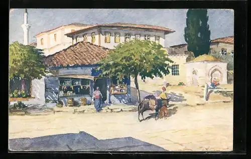 AK Salonique, Rue Kassandra, Maultier