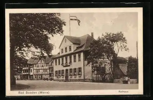 AK Bad Sooden-Allendorf, Strassenpartie am Salzamt