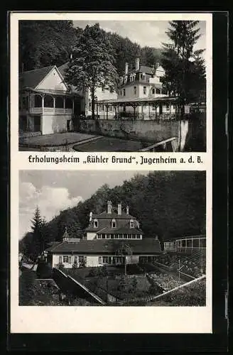 AK Jugenheim / Bergstrasse, Erholungsheim Kühler Grund