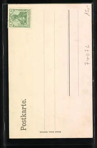 AK Heilbronn, Gymnasium, Kaiserstrasse, Marktplatz