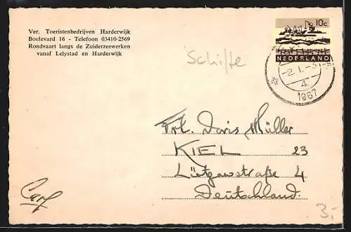 AK Passagierschiff M.S. Flevomeer fährt aus