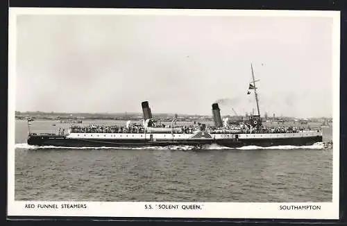 AK Passagierschiff SS Solent Queen in Fahrt