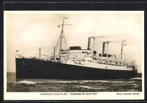AK Canadian Pacific SS Duchess of Bedford
