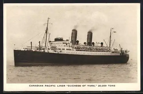 AK Canadian Pacific Liner Duchess of York