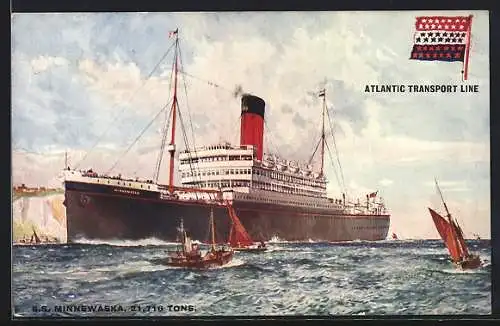 AK Passagierschiff S.S. Minnewaska, Atlantic Transport Line