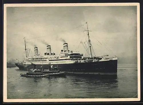 AK Passagierschiff D. Reliance vor der Küste