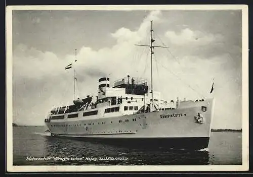 AK Motorschiff Königin Luise, Hapag-Seebäderdienst