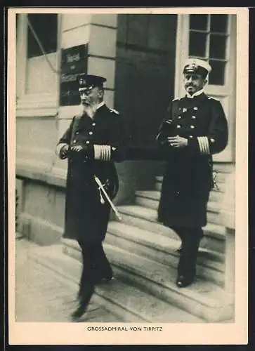 AK Grossadmiral von Tirpitz in Uniform