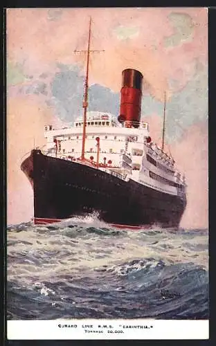 Künstler-AK RMS Cunard Line Carinthia